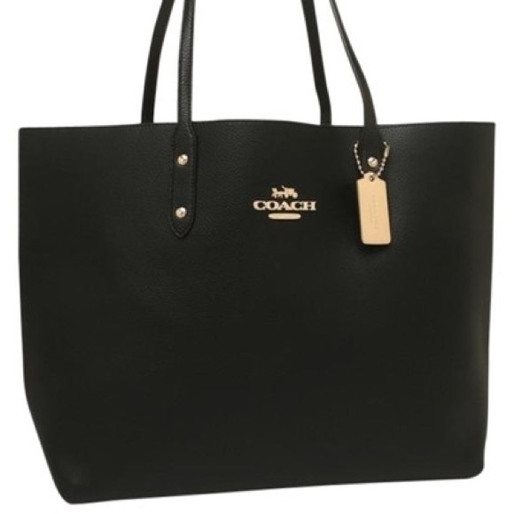 NWT Coach Leather Tote - Picture 2 of 8